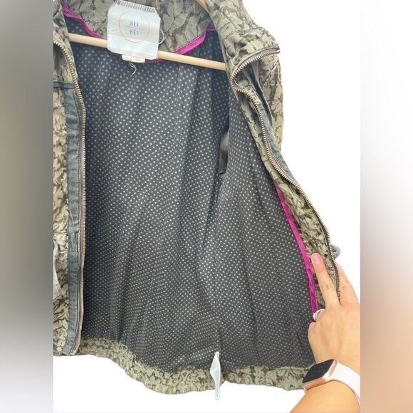 Anthropologie Hei Hei Camo Jacket Size XS - Picture 5 of 13